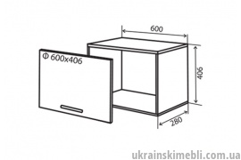 В13 Окапник 60 (Кухня Amore Classic ( Патина ))